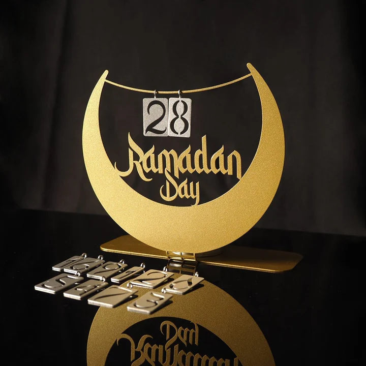 Dekorasi Meja Kalender Ramadan