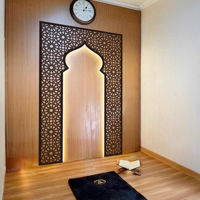 Hiasan Dinding Mihrab Mushola