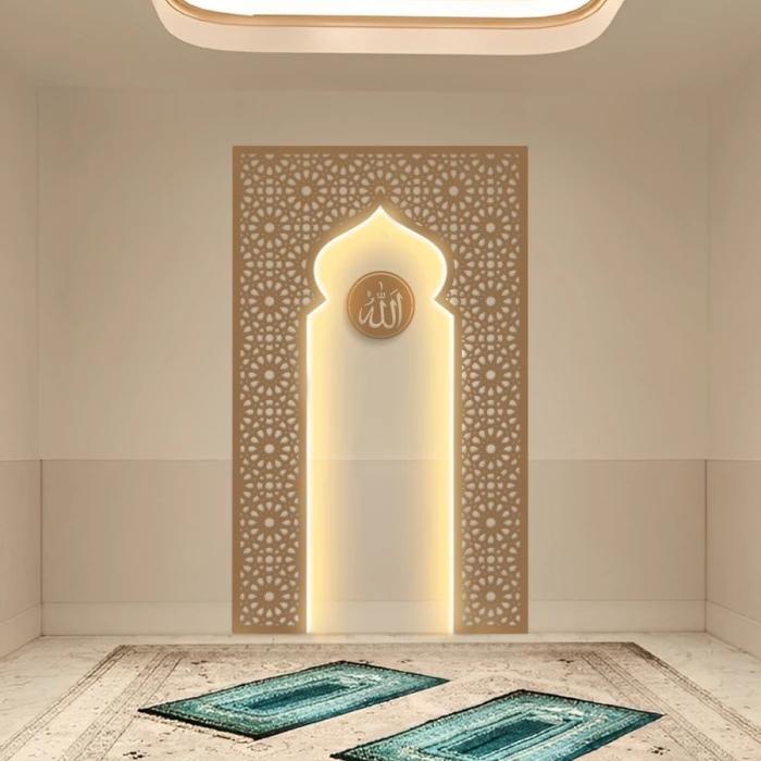 Hiasan Dinding Mihrab Mushola