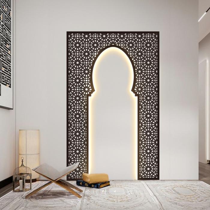 Hiasan Dinding Mihrab Mushola Arabic