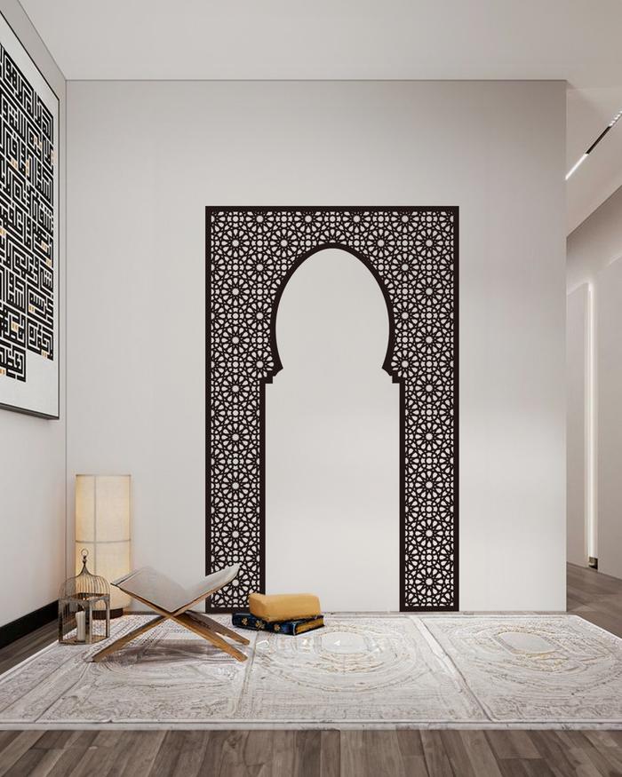 Hiasan Dinding Mihrab Mushola Arabic