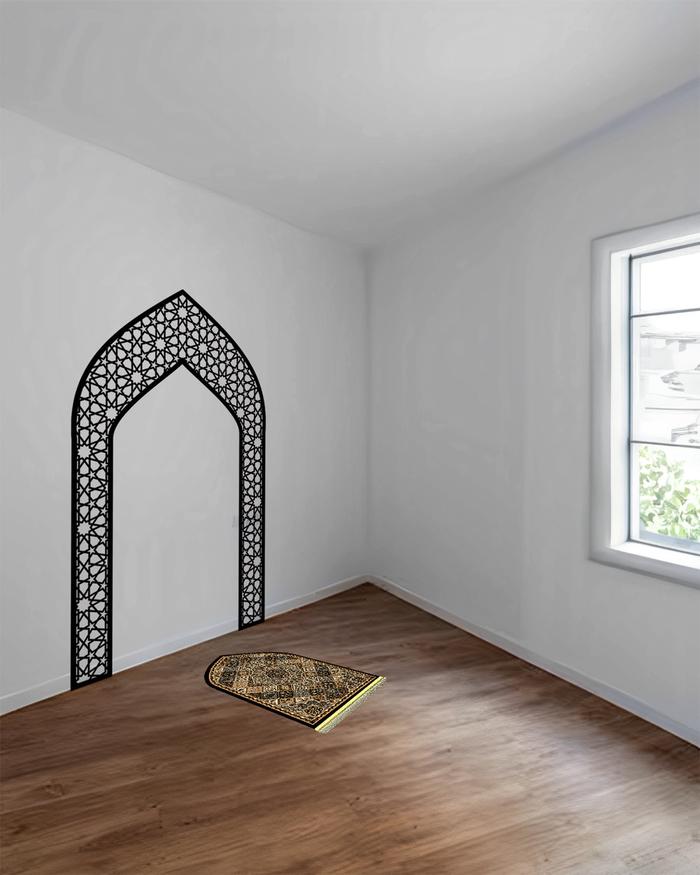 Hiasan Dinding Mihrab Mushola Islamic