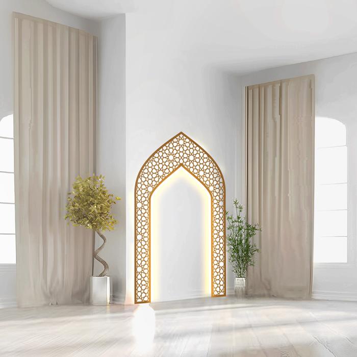 Hiasan Dinding Mihrab Mushola Islamic