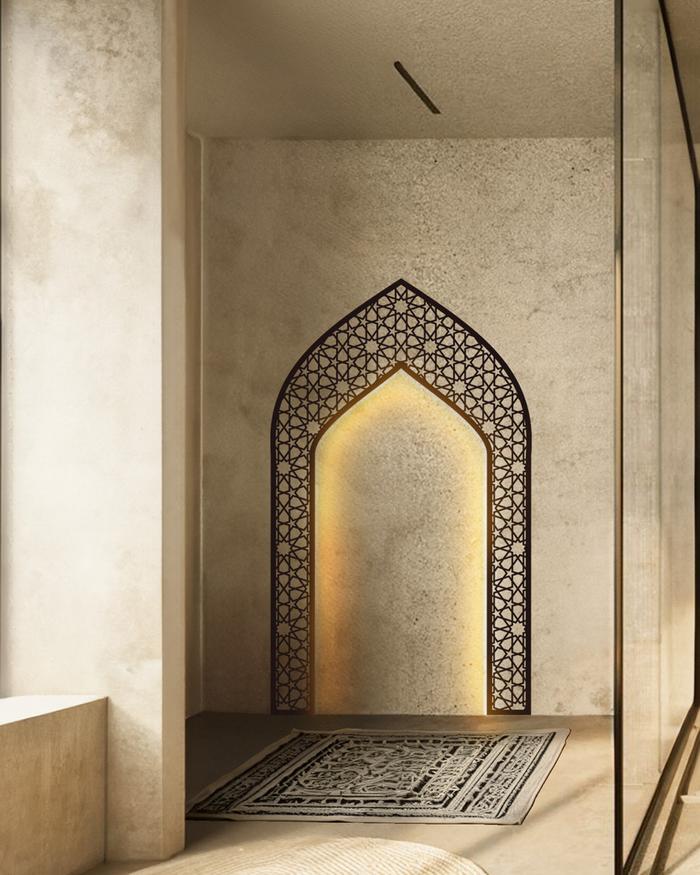 Hiasan Dinding Mihrab Mushola Islamic