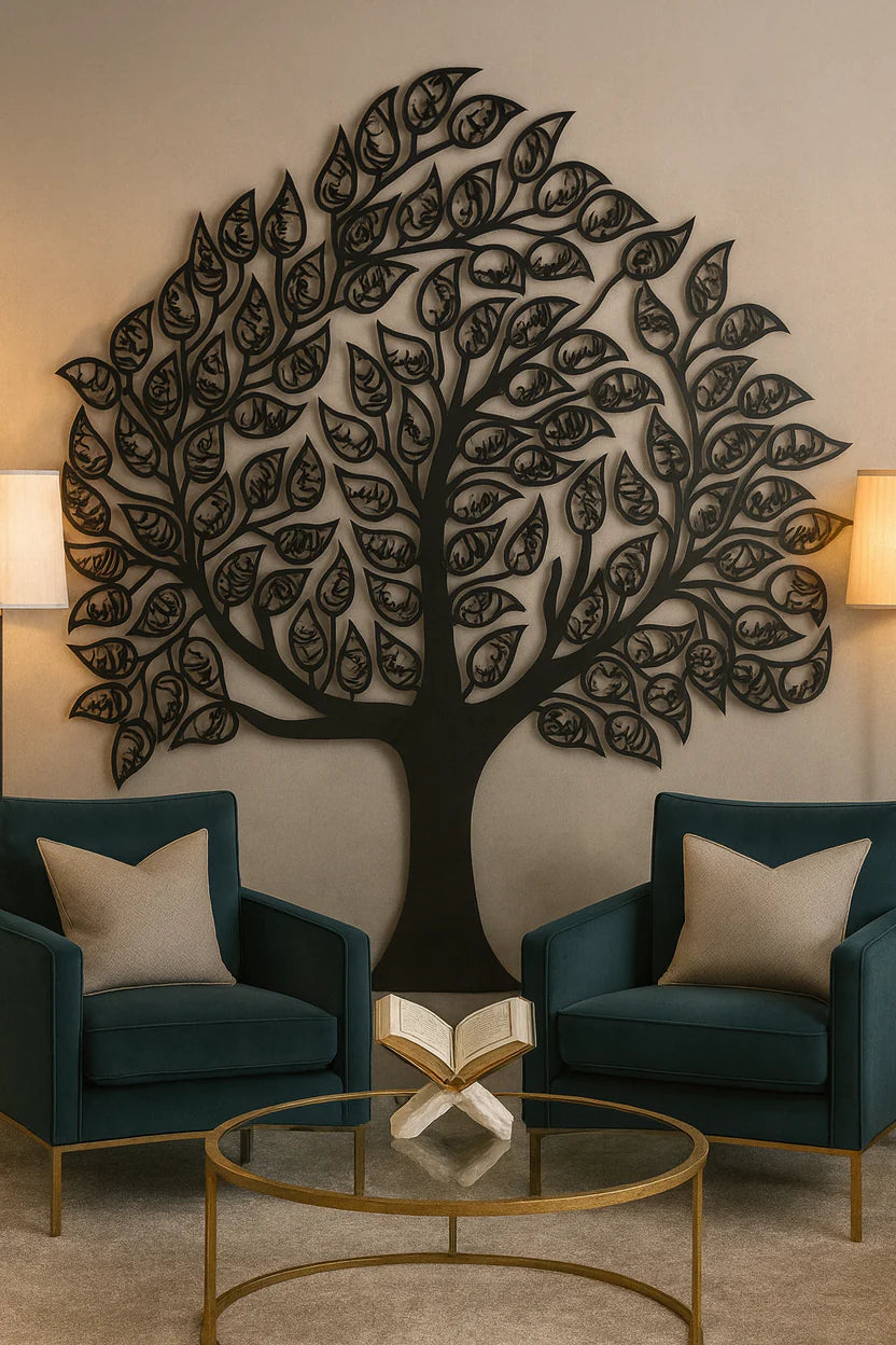 Hiasan Dinding Pohon Asmaul Husna 99 Nama Allah