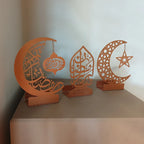 Tempat Lilin Ramadan Mubarak (Set Isi 3)